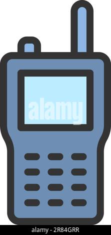 Vektorbild des Walkie-Talkie-Symbols. Stock Vektor