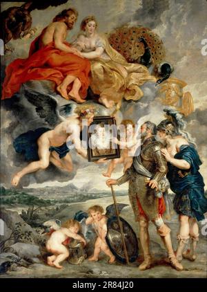 Rubens, Medici Gallery, 1622-24 - Präsentation eines Porträts für Heinrich IV Stockfoto