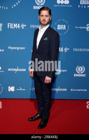 London, Großbritannien. 02. Dezember 2018. Kyle Soller nimmt an den British Independent Film Awards 21. bei Old Billingsgate in London, England, Teil. (Foto: Fred Duval/SOPA Images/Sipa USA) Guthaben: SIPA USA/Alamy Live News Stockfoto