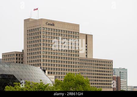 Ottawa, Ontario - 19. Mai 2023: Hauptquartier des Verteidigungsministeriums Stockfoto