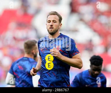 Manchester, Großbritannien. 19. Juni 2023. Harry Kane aus England beim Qualifikationsspiel der UEFA-Europameisterschaft in Old Trafford, Manchester. Das Bild sollte lauten: Andrew Yates/Sportimage Credit: Sportimage Ltd/Alamy Live News Stockfoto