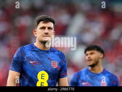 Manchester, Großbritannien. 19. Juni 2023. Harry Maguire von England beim Qualifikationsspiel der UEFA-Europameisterschaft in Old Trafford, Manchester. Das Bild sollte lauten: Andrew Yates/Sportimage Credit: Sportimage Ltd/Alamy Live News Stockfoto