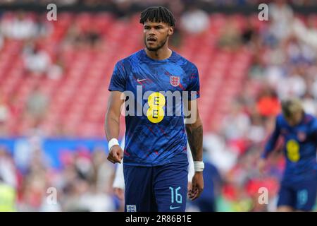 Manchester, Großbritannien. 19. Juni 2023. Während des Qualifikationsspiels der UEFA Euro Group C zwischen England und Nordmazedonien am 19. Juni 2023 in Old Trafford, Manchester, England. Foto: David Horn. Kredit: Prime Media Images/Alamy Live News Stockfoto