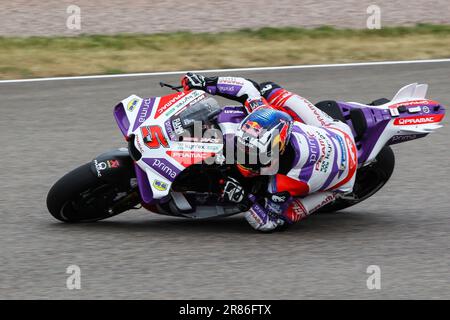 Sachsenring, Deutschland. , . #5 ZARCO Johann (FRA) LIQUI MOLY MOTO GP Season 2023, Motorcycle Road Racing, Weltmeisterschaft MotoGP, Foto und Copyright © Udo STIEFEL/ATP Images (STIEFEL Udo/ATP/SPP) Credit: SPP Sport Press Photo. Alamy Live News Stockfoto