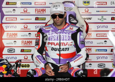 Sachsenring, Deutschland. , . #5 ZARCO Johann (FRA)/Moto GP MotoGP, MOTO GP, Saison 2023 auf dem Sachsenring, Motorrad Grand Prix von DEUTSCHLAND - Motorsport, Motorrad Road Racing, Motorrad-WM, Foto und Copyright © Udo STIEFEL/ATP Bilder (STIEFEL Udo/ATP/SPP) Kredit: SPP Sport Press Photo. Alamy Live News Stockfoto