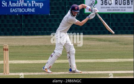 Bognor gegen Eastbourne Sussex Cricket League Stockfoto