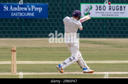 Bognor gegen Eastbourne Sussex Cricket League Stockfoto