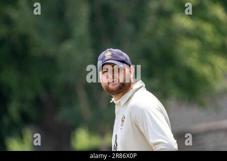 Bognor gegen Eastbourne Sussex Cricket League Stockfoto