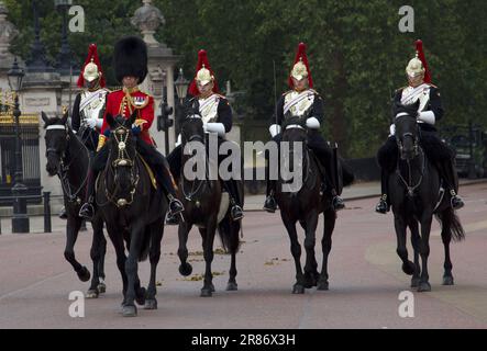 Brigadegeneral Trooping The Colour Color 2023 Stockfoto