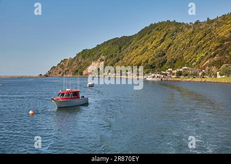 Meerblick bei Whakatane in Neuseeland Stockfoto