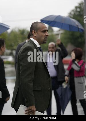 Burnaby, Kanada. 19. Juni 2023. 19. Juni 2023. BC-Minister für Wohnungswesen, Ravi Kahlon, kündigt fast 1500 neue erschwingliche Häuser für den City Credit an: Shotbug Press/Alamy Live News Stockfoto