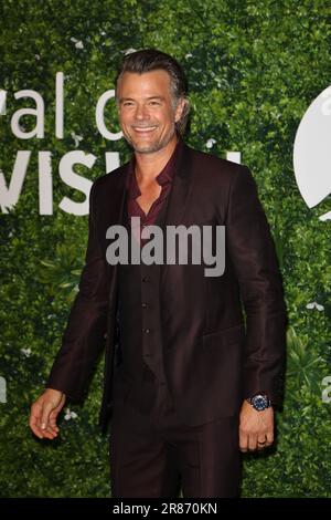 Monaco, Monaco. 18. Juni 2023. Josh Duhamel nimmt am 18. Juni 2023 beim Monte Carlo TV Festival 62. am „Buddy Games 2" in Monte-Carlo Teil, Monacopicture & Copyright © Thierry CARPICO/ATP images (CARPICO Thierry/ATP/SPP) Credit: SPP Sport Press Photo. Alamy Live News Stockfoto