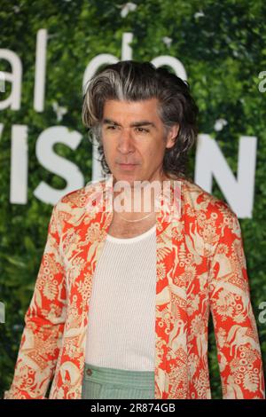 Der britische Schauspieler James Lance postet bei einem Fotoanruf für die TV-Serie „Ted Lasso“ im Rahmen des Monte-Carlo Television Festivals 62. in der Prinzipialität von Monaco am 17. Juni 2023.Bild & Copyright © Thierry CARPICO / ATP images (CARPICO Thierry / ATP / SPP) Stockfoto