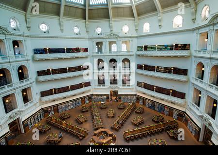 La Trobe Reading Room, State Library Victoria, Melbourne, Australien Stockfoto