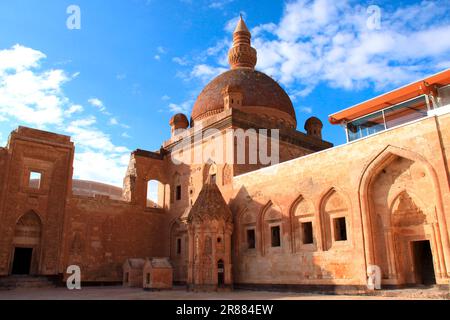 Das renovierte Ishak Pasha Palace in der Nähe von Dogubayazit Turkey Stockfoto