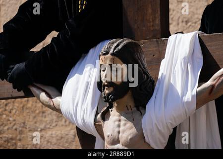 Zamora, Spanien - 7. April 2023: Abstieg während der Osterwoche in Zamora. Stockfoto