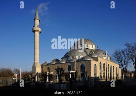 Ditib Merkez Moschee, Duisburg, Ruhrgebiet, Nordrhein-Westfalen, Deutschland Stockfoto