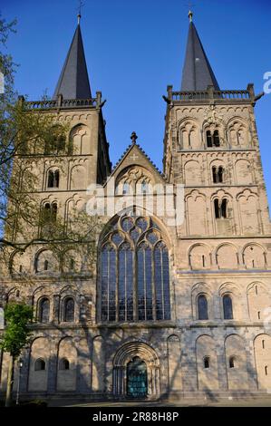 St. Victor's Cathedral, Xanten, Ruhrgebiet, Nordrhein-Westfalen, Deutschland, Die Collegiatskirche Stockfoto