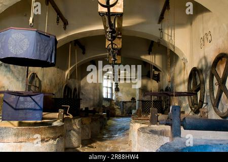 Blue Dyer Museum, Blue Dyer Museum, Blue Dye Factory, Papa, Transdanubia, Ungarn Stockfoto