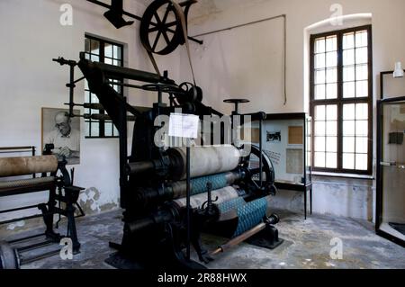 Blue Dyer Museum, Blue Dyer Museum, Blue Dye Factory, Papa, Transdanubia, Ungarn Stockfoto