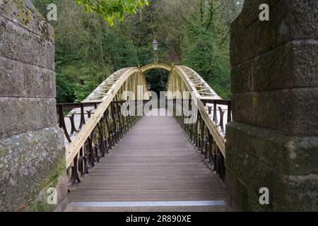 Jubilee Bridge Matlock Bath Derbyshire UK Stockfoto