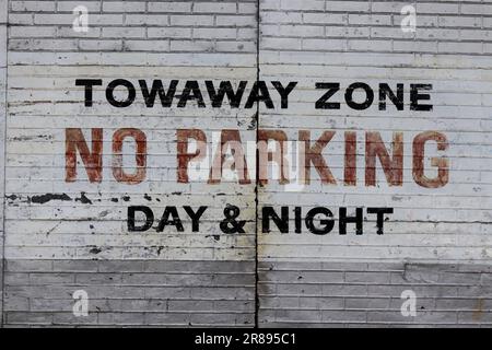 Kein Parkplatz Stockfoto