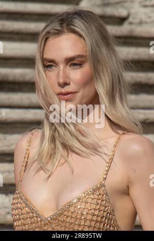 Italien, Rom, 19. Juni 2023. Weltpremiere des Actionfilms „Mission Impossible - Dead Reckoning Part One“ auf der Spanischen Treppe. Abbildung: Vanessa Kirby Photo © Fabio Mazzarella/Sintesi/Alamy Live News Stockfoto
