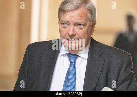 London, Großbritannien. 20. Juni 2023. Lord True bei einer Kabinettssitzung in der Downing Street 10 London. Kredit: Ian Davidson/Alamy Live News Stockfoto