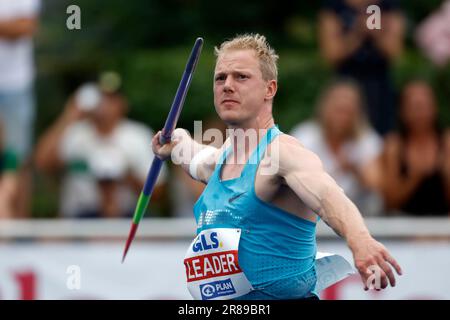 Leichtathletik, 26. Stadtwerke Ratingen Mehrkampf - Sitzung am 18. 06. 2023 in Ratingen , Deutschland Zehnkampf Männer, Stabhochsprung Rik TAAM -NED- Foto : Norbert Schmidt, Düsseldorf Stockfoto