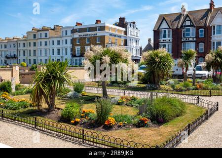 Herne Bay North Kent, England Großbritannien - Herne Bay Seafront Stockfoto