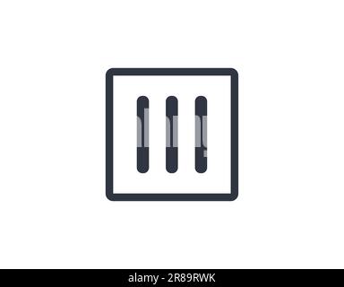 Isolierter Tropfenvektor. Konzept der Wäschesymbole. Stock Vektor