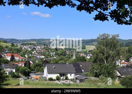 Impressionen aus der Stadt Balve im Sauerland Stockfoto