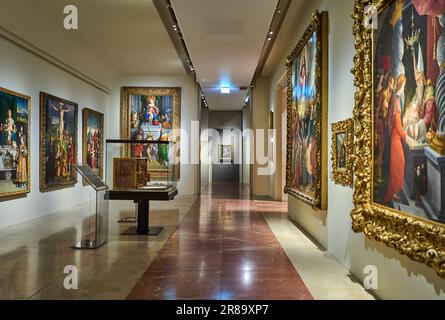 Modena, Italien - 5. März 2019: Palazzo dei Musei (Museumspaläste), Gemälde der Estense-Galerie Stockfoto