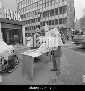 Aktuell 46-6-1960: So wird aus einer weiteren Nachricht Eine Rede - und ihr Weg zu Zeitungslesern weltweit. Wenige Minuten, nachdem Chruschtschow das UN-Podium verließ, wurden seine Worte um die Welt telegrafiert. Foto: Ivar Aaserud / Aktuell / NTB ***FOTO NICHT ABGEBILDET*** Stockfoto