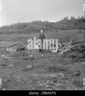 Aktueller 14-5-1950: Der Häretiker in Geilo erwartet seine Verurteilung der sogenannte Fall Havig-Gjelseth hat nicht nur bei Einwanderern, sondern auch in "ekularen" Kreisen viel Aufmerksamkeit erregt. Pastor C. Havig-Gjelseth hat es gewagt, Ole Hallesby zu trotzen. Foto: Arne Kjus / Aktuell / NTB ***FOTO NICHT VERARBEITETE BILDER*** Stockfoto