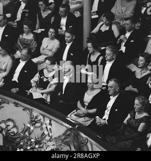 Aktueller 9-3-1960 : Königlicher dänischer Charme Norwegen hat einen offiziellen königlichen Besuch aus Dänemark, drei kalte und saure Tage im Februar zu Ende Foto: Ivar Aaserud / Sverre A. Børretzen / Aktuell / NTB ***FOTO NICHT IMAGE PROCESSED*** Stockfoto