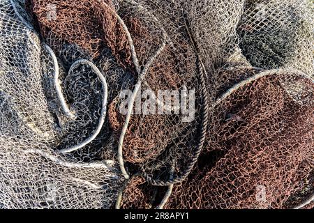 Fangnetze für die Hintergrundnutzung Stockfoto