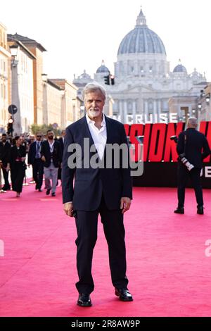 Rom, Italien. 19. Juni 2023. Henry Czerny nimmt am 19. Juni 2023 im Auditorium della Conciliazione in Rom an der Weltpremiere von Paramount Pictures „Mission: Impossible - Dead Reckoning Part One“ Teil. © Foto: Cinzia Camela. Kredit: Unabhängige Fotoagentur/Alamy Live News Stockfoto