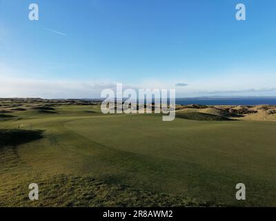 Der Golfplatz Fairmont St Andrews Torrance befindet sich in Schottland. Stockfoto