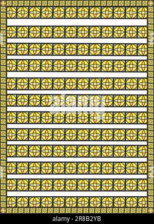 Nahtloser Vektor geometrische Muster. Wiederholen Sie die Muster-Vektor-Illustration. Stock Vektor