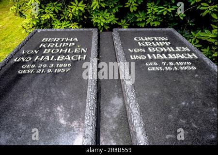 Essen (NRW, Deutschland): Familienfriedhof der Familie Krupp in Essen Bredeney; Friedhof der Familie Krupp Stockfoto