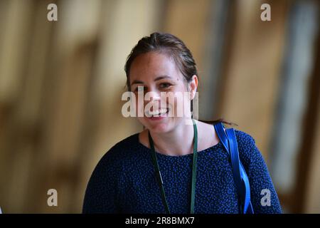 Edinburgh Scotland, Vereinigtes Königreich, 20. Juni 2023. Kate Forbes MSP vom schottischen Parlament, mit sst/alamy Live News Stockfoto