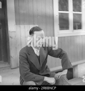 Aktuell 12-1-1947: Aura plant die Dornröschen von Aura Technology wachen aus einem 30-jährigen Schlaf-Aura-Kraftwerk auf und die Eisenbahn wird modernisiert und erneuert. Das Kraftwerk wird eines der größten Kraftwerke Norwegens sein. Bürgermeister Nils Walseth in Sunndalen weist darauf hin, dass Aura die Entwicklung im Tal bisher stagniert hat. Foto: Per Bratland / Aktuell / NTB ***FOTO NICHT ABGEBILDET*** Stockfoto