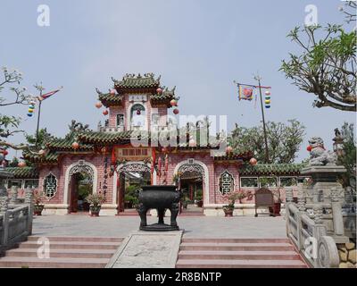 Vietnam, Provinz Quang Nam, Stadt Hoi an, Altstadt, die von der UNESCO zum Weltkulturerbe erklärt wurde, Versammlungshalle der chinesischen Kongregation Hainan, Phuoc Ki Stockfoto
