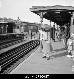 Aktuell 09-1948: New York, die Stadt mit einem großen B. Foto; nach Bratland/Aktuell/NTB ***FOTO NICHT VERARBEITET*** Stockfoto