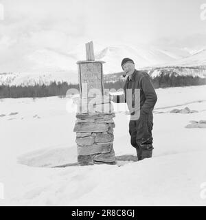 Derzeit 18.-7.-1960: Strømbu-Kara sechs alte Junggesellen betreiben eine Pension in Sollia und machen es so gemütlich für die Gäste, dass sie zwanzig Jahre in Folge wiederkommen. Foto: Aage Storløkken / Aktuell / NTB ***FOTO NICHT VERARBEITET*** Stockfoto