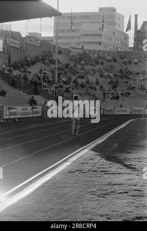 Aktuell 29 - 6 - 1974: Kleiner Bruder in der Welt EliteLittle Brother hat Big Brother für immer distanziert. Arne Kvalheim muss in der Schlange stehen. Knut Kvalheim gehört nach 13.20.4 während der Top Games in Helsinki vor ein paar Wochen zur entschieden Weltelite in 5000 Metern Höhe. Bis heute hält er drei norwegische Rekorde, 3.000 Meter Steeplechase und flach und 5.000 Meter. Knut Kvalheim - mit seinen drei norwegischen Rekorden - muss sich in knapp zwei Monaten während der EG in Rom in der Favoritengruppe wiederfinden. Foto: Jo Grim Gullvåg / Aktuell / NTB ***FOTO NICHT ABGEBILDET*** Stockfoto