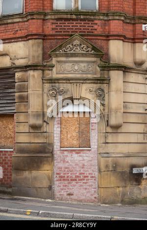 Pendleton Co-operative Society Offices 19-21 Broughton Road, Pendleton Stockfoto