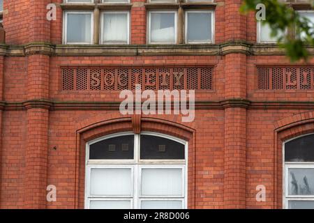 Pendleton Co-operative Society Offices 19-21 Broughton Road, Pendleton Stockfoto