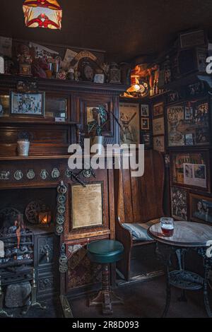 Der Nags Head Pub in Belgravia, London, geführt von Vermieter Kevin Moran Stockfoto